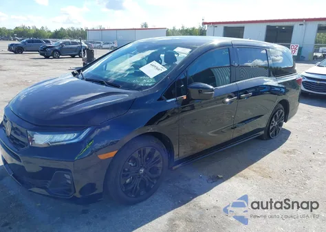 2025 Honda Odyssey Sport-L из США, поврежденный, VIN 5FNRL6H7XSB051948